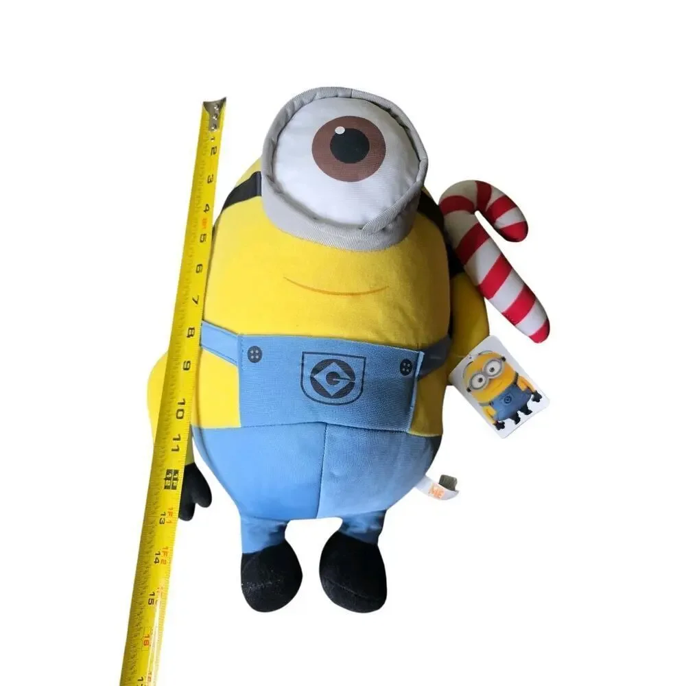 Despicable ME MINION PLUSH CHRISTMAS TOY W/ Candy Cane The Toy Factory 9